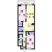 アジュール京田辺 Ⅰの間取り画像