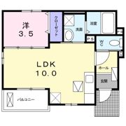 エストレーヤ出川 Ⅱの間取り画像