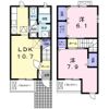 エストレーヤ出川 Ⅱの間取り画像