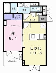 アーク トリニティー Ⅲの間取り画像
