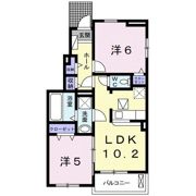 ブリーゼ東の間取り画像