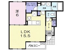 レイクメゾンの間取り画像