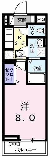 リジエールⅢの間取り画像