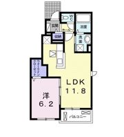 バイオレット真備 No．2の間取り画像