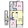 シュクル Ⅰの間取り画像