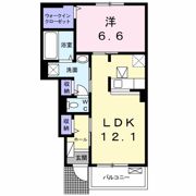 クラール 安宅Fの間取り画像
