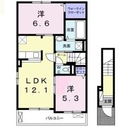 クラール 安宅Fの間取り画像