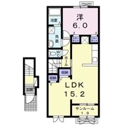 アドリアーノ Aの間取り画像