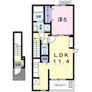 イズムユウBの間取り画像