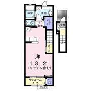 オリオン リヴィエール Lの間取り画像