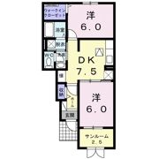 アルカンシエルDの間取り画像