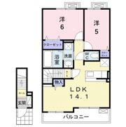 マルゴー Cの間取り画像