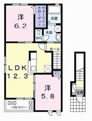 ブリアン ベル Ⅰの間取り画像