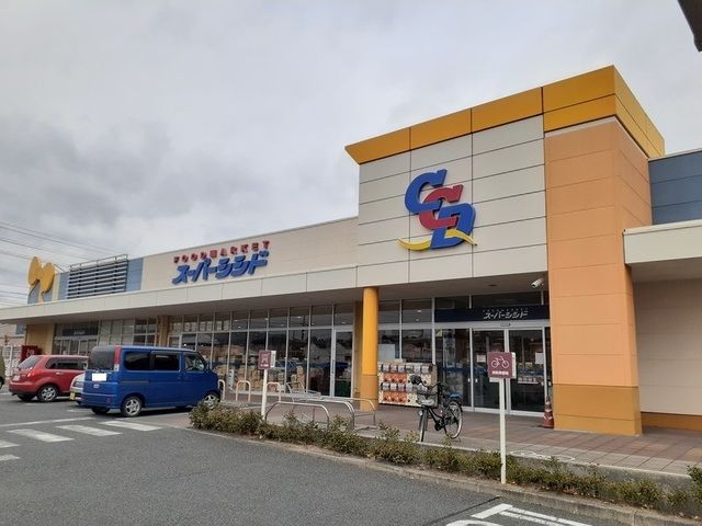 近くのスーパーシシド相馬リボン店まで1,300m(徒歩17分)