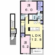 ヴィルドミール Aの間取り画像