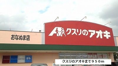 近くのクスリのアオキまで950m(徒歩12分)