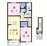 レジデンス プラム 2の間取り画像
