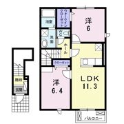 アイズ ガーデンBの間取り画像
