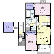 カカアコの間取り画像