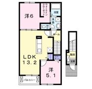 レイク Aの間取り画像