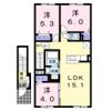 ピアチェーレ明日風 Ⅰの間取り画像