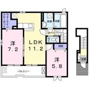 桜井ガーデンベルの間取り画像