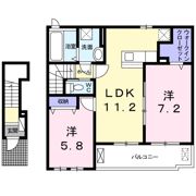桜井ガーデンベルの間取り画像