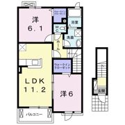 Ca・Calot Ⅱの間取り画像
