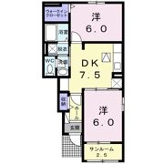 クレセントAの間取り画像