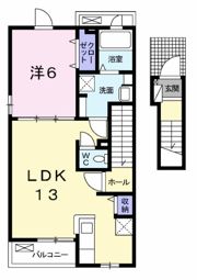 ビサイド鮎壺の間取り画像