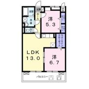 リバーファームの間取り画像