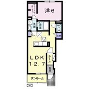 ボヌール Bの間取り画像