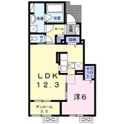 茜タニエールBの間取り画像