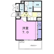 こまくさ Bの間取り画像
