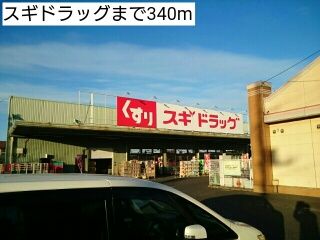 近くのドラッグストアまで340m（徒歩5分）