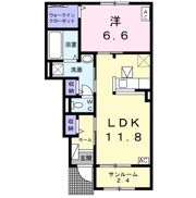 プランドール・Hの間取り画像