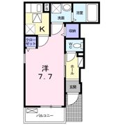 コモディ モンテⅢの間取り画像