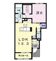サンライズ 天王西の間取り画像