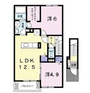 サンライズ 天王西の間取り画像