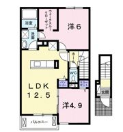 サンライズ 天王西の間取り画像