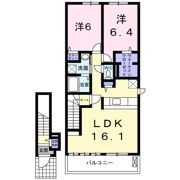 サンテ クレール Ⅱの間取り画像