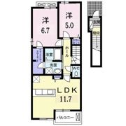 エミネンス Aの間取り画像