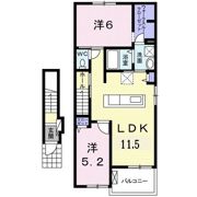 エミネンス Bの間取り画像