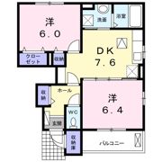 パーク・ヴィラY Aの間取り画像