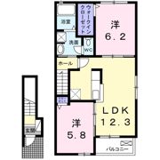 プリムラⅡの間取り画像