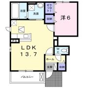 エヴァーグリーン納富分Ⅱの間取り画像