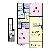セレーノAの間取り画像