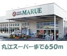 近くの丸江スーパーエコー店まで650m（徒歩9分）