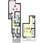 コロレ 西新町の間取り画像