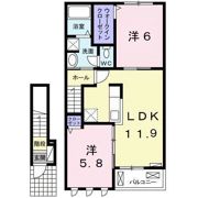 グレイスコートⅠの間取り画像
